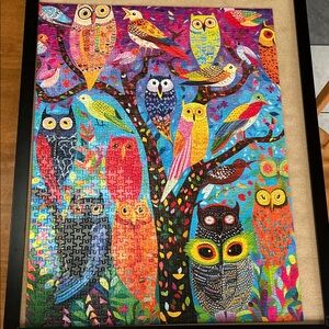 Colorful Owl Puzzle for Kids